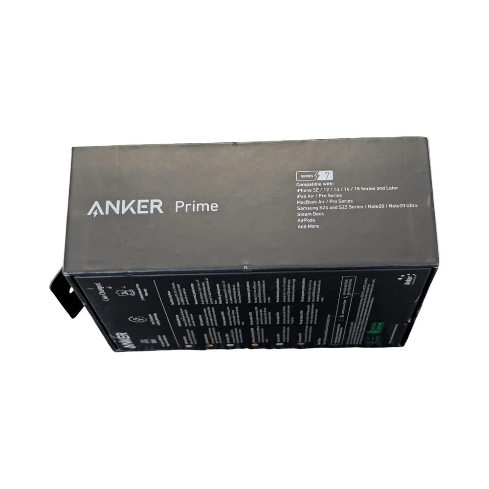W9O Anker - Prime Power Bank 735 w/ Smart Display (20000mAh, 200W,‎ 3-Port)- Blk